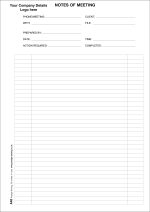 A48 - Notes of Meeting Personalised