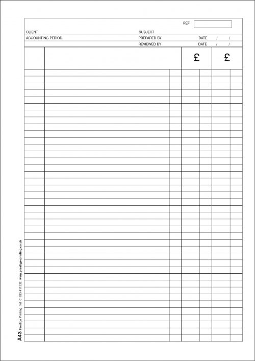 A43 - Cash Columns